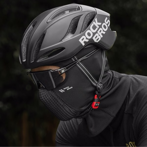 Rockbros LF25699 Fleece Bicycle Balaclava - Black