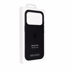 iPhone 17 Pro Silikoon Ümbris with MagSafe – Must