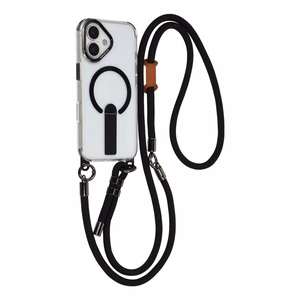 Hurtel ümbris toe, 30 cm käe- ja 120 cm õlarihmaga, MagSafe-ühilduv mudelile iPhone 17 – must