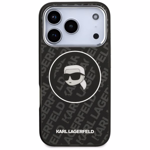 Karl Lagerfeld IML Karl Head Logo MagSafe Ümbris jaoks iPhone 17 Pro - Must