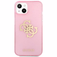 Guess GUHCP13SPCUGL4GPI iPhone 13 mini 5,4" roosa/roosa hard ümbris Glitter 4G Big Logo