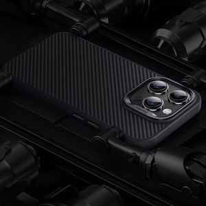 Benks Magnetic Hybrid Armor Pro Kevlar Ümbris Metal Frame 600D jaoks Iphone 15 Plus must