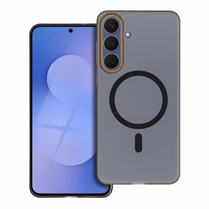 Чехол Samsung A27 Go Orange совместимый с MagSafe черный