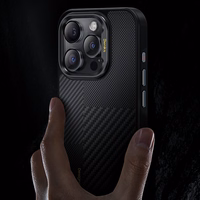 Benks Montage Magnetic Armor Pro Kevlar Ümbris Metal Frame 600D+1500D (MA62) jaoks Iphone 15 Pro Max must