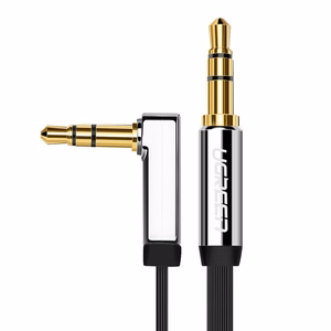 Ugreen lame AUX helikaabel 3.5mm mini jack 1m hõbedane (10597)