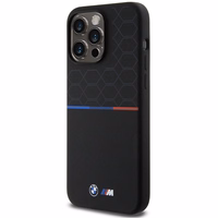 BMW M Silicone Pattern MagSafe ümbris jaoks iPhone 15 Pro Max - must