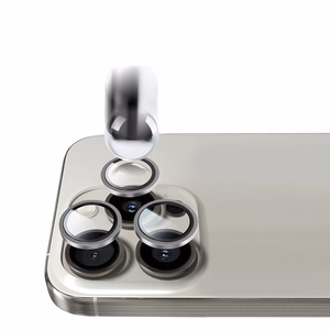 Tempered glass Tel Protect Titanium Lens 99% AR on camera for Iphone 14/14 Plus/16E/17E transparent (lens 2 pcs)