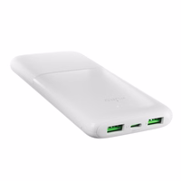 Powerbank Puro DAILY 10 PLUS 10000mAh 2x USBA / 1x USB-C 22.5W - valge