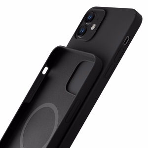 3mk Silicone Case для iPhone 12 mini - чёрный