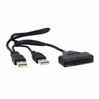 USB 2.0 Type-A kuni SATA 7+15Pin adapter