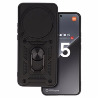Slide Camera Armor Ümbris jaoks Xiaomi 15 Ultra 5G Must