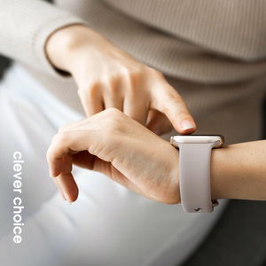 Crong Liquid rihm Apple Watch 44 / 45 / 46 / 49 mm kellale, punane