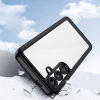 Outer Space Ümbris with Gel Frame jaoks Samsung Galaxy S25 - must