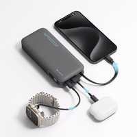 Cuktech CUKP200NGLDG 55W 20000mAh Powerbank sisseehitatud USB-C kaabliga - Hall