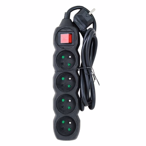 Esperanza ELK212K power extension 1.5 m 4 AC outlet(s) Indoor Black