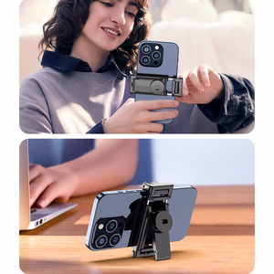 Selfipulk WC1Y2S 1.3m alumiiniumisulamist teleskoopstatiiv telefonihoidikuga - must