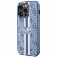 Guess GUHMP14LP4RPSB iPhone 14 Pro 6.1" sinine/sinine hardcase 4G Printed Stripes MagSafe