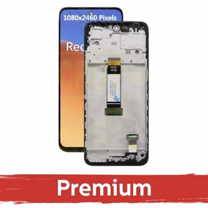 LCD ekraan ühilduv Xiaomi Redmi 12 4G / Redmi 12 5G / Poco M6 Pro 5G must raamiga OEM