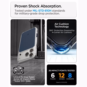 Spigen Ultra Hybrid MagSafe ümbris iPhone 18 Pro Max / 17 Pro Max jaoks, matt sinine