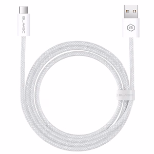 Blavec Candy braided кабель - USB на Type C - PD 60W 3A 3 метра Apple CarPlay/Android Auto (CCA-UC3W30) белый