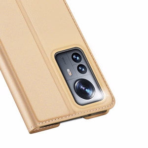 Dux Ducis Skin Pro чехол-книжка для Xiaomi 12 Pro золотой