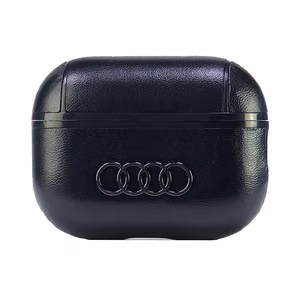 Audi Leather Big Logo AirPods Pro 2 cover must/must AU-APP2-GT/D3-BK
