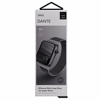 Uniq Dante Stainless Steel rihm Apple Watch 1/2/3/4/5/6/7/8/SE/SE2 38/40/41mm - grafiit