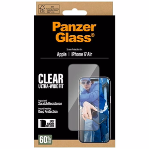 PanzerGlass Ultra-Wide Fit EasyAligner Karastatud klaas jaoks iPhone Air