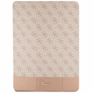 Guess 4G Stripe Allover ümbris jaoks iPad Pro 12.9" - roosa