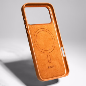 Etteri Elegant Mag ümbris for iPhone 12 / 12 Pro 6,1'' oranž