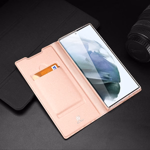 Чехол-книжка Dux Ducis Skin Pro для Samsung Galaxy S22 Ultra золотой