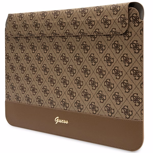 Guess 4G Stripe Metal Logo ümbris jaoks a 14" laptop - brown