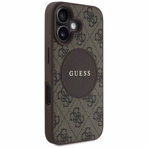 Guess 4G Circle Classic Logo MagSafe ümbris jaoks iPhone 16 - brown
