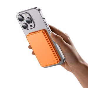 Forcell F-Energy Slim F5K9 akupank, MagSafe'iga ühilduv, 5000 mAh, 15 W, QC 4.0, PD 3.0, oranž