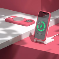 Etteri Silikoonist Mag ümbris iPhone 13 6,1" vaarikas