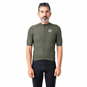 Rockbros 15220004003 ROAD TO SKY men's cycling jersey short sleeve M - green