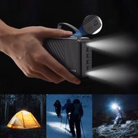 Dudao K11 Pro 20000mAh Powerbank sisseehitatud kaablitega - valge