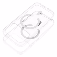 Kaane iPhone 17 PRO Forcell F-Protect Clear Hybrid Premium ühildub Magsafe läbipaistevaga