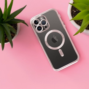 iPhone 16 PRO ümbris Electro Mag Cover, ühildub MagSafe'iga, roosakuldne