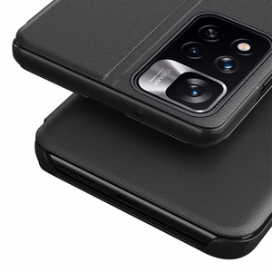 Чехол-книжка Eco Leather View элегантный с функцией подставки Poco M4 Pro 5G синий