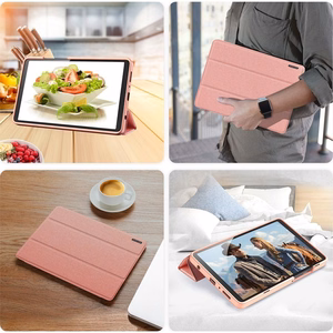 Чехол Dux Ducis Domo Samsung X210/X215/X216 Tab A9 Plus 11.0 розовый