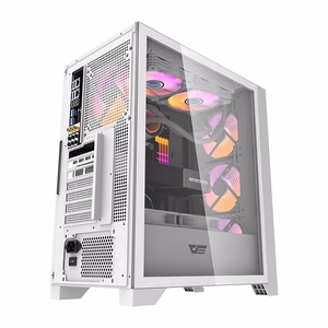 Darkflash DRX70 MESH computer ümbris (valge) + 4 RGB fans