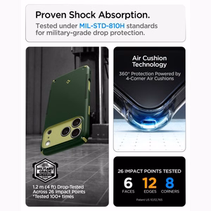 Spigen Nano Pop MagSafe ümbris iPhone 18 Pro Max / 17 Pro Max jaoks, roheline