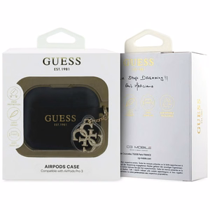Guess Silikoon 4G Charm Ümbris for AirPods Pro 3 - must