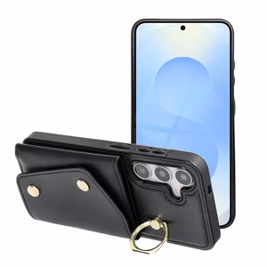 Rahakott Ümbris WONDER jaoks SAMSUNG S25 EDGE must