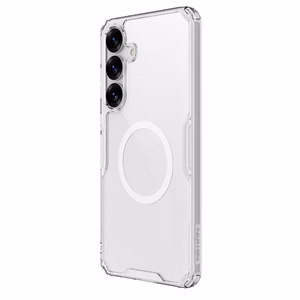 Nillkin Nature TPU Pro Magnetic Ümbris with MagSafe jaoks Samsung S25 - valge