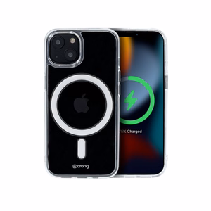 Crong Clear MAG Cover ümbris seadmele iPhone 13 Mini, MagSafe'iga ühilduv, läbipaistev