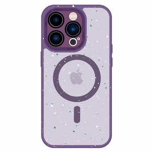 Tel Protect Magnetic Splash Frosted Ümbris jaoks Iphone 15 Plus Purple
