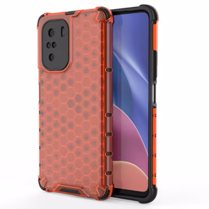 Honeycomb Case soomuskaitse TPU kaitsekattega Xiaomi Redmi K40 Pro+ / K40 Pro / K40 / Poco F3 punane