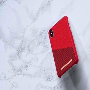 Nordic Elements Saeson Freja ümbris seadmele iPhone XS Max, punane